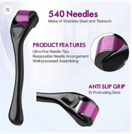 Derma Roller for Hair Growth & Skincare Tools